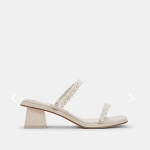 Dolce Vita River Pearl Heels WIDE